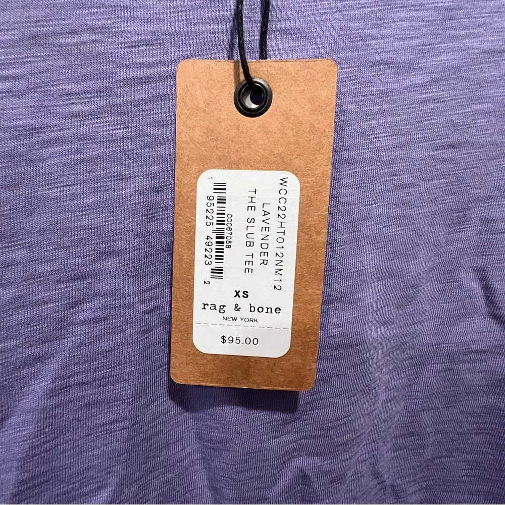 Rag & Bone - Purple Women's Tee - Picture 3 of 6